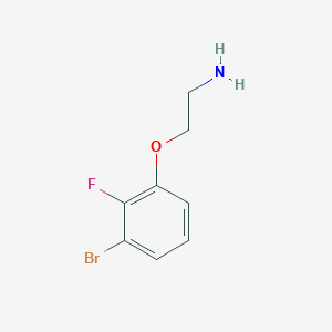 molecular formula C8H9BrFNO B7966066 2-(3-Bromo-2-fluorophenoxy)ethan-1-amine 