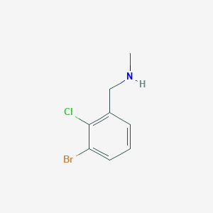 molecular formula C8H9BrClN B7966073 [(3-Bromo-2-chlorophenyl)methyl](methyl)amine 