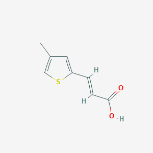 molecular formula C8H8O2S B7966186 3-(4-Methyl-thiophen-2-yl)-acrylic acid 