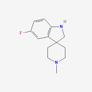 5-Fluoro-1'-methylspiro[indoline-3,4'-piperidine]