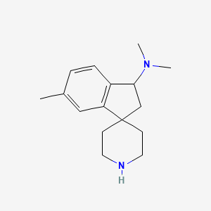 N,N,6-Trimethyl-2,3-dihydrospiro[indene-1,4'-piperidin]-3-amine