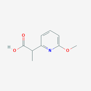 2-(6-Methoxypyridin-2-yl)propanoic acid