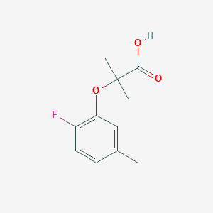 2-(2-Fluoro-5-methylphenoxy)-2-methylpropanoic acid