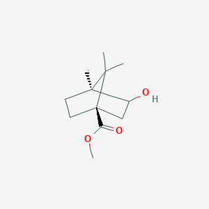 molecular formula C12H20O3 B7966435 (1R,4S)-methyl 3-hydroxy-4,7,7-trimethylbicyclo[2.2.1]heptane-1-carboxylate 