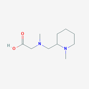 molecular formula C10H20N2O2 B7966619 [Methyl-(1-methyl-piperidin-2-ylmethyl)-amino]-acetic acid 