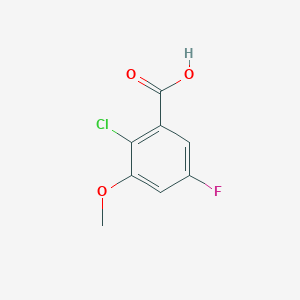 2-Chloro-5-fluoro-3-methoxybenzoic acid