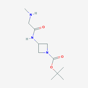 Tert-butyl 3-(2-(methylamino)acetamido)azetidine-1-carboxylate