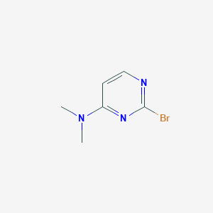molecular formula C6H8BrN3 B7966748 2-Bromo-N,N-dimethylpyrimidin-4-amine 