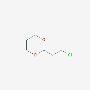 molecular formula C6H11ClO2 B079668 2-(2-氯乙基)-1,3-二噁烷 CAS No. 13297-07-9