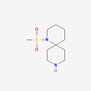 molecular formula C10H20N2O2S B7966813 1-(Methylsulfonyl)-1,9-diazaspiro[5.5]undecane 