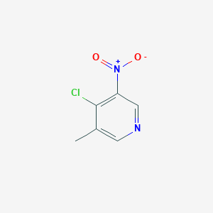 molecular formula C6H5ClN2O2 B7966841 4-Chloro-3-methyl-5-nitropyridine 