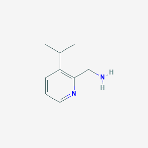 molecular formula C9H14N2 B7966843 (3-Isopropylpyridin-2-yl)methanamine 