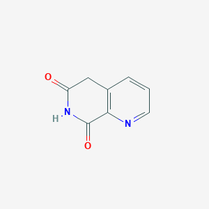 molecular formula C8H6N2O2 B7966866 5,7-Dihydro-1,7-naphthyridine-6,8-dione 