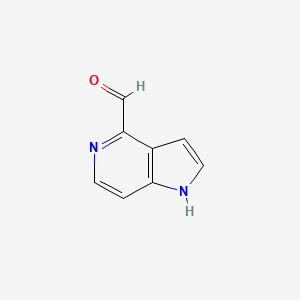 molecular formula C8H6N2O B7966870 1H-pyrrolo[3,2-c]pyridine-4-carbaldehyde 