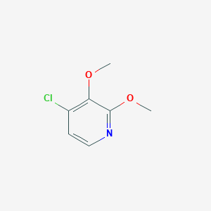 molecular formula C7H8ClNO2 B7966875 4-Chloro-2,3-dimethoxypyridine 