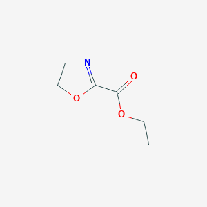 molecular formula C6H9NO3 B7966891 Ethyl 4,5-dihydro-1,3-oxazole-2-carboxylate 