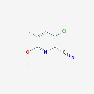 3-Chloro-6-methoxy-5-methylpyridine-2-carbonitrile