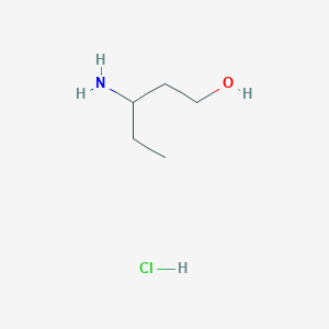 molecular formula C5H14ClNO B7966921 3-Aminopentan-1-OL hydrochloride 
