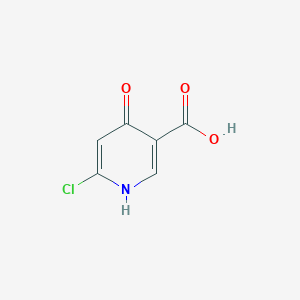 molecular formula C6H4ClNO3 B7967051 6-氯-4-羟基烟酸 