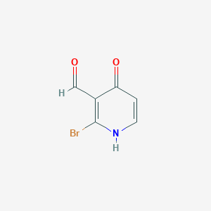 molecular formula C6H4BrNO2 B7967059 2-Bromo-4-hydroxynicotinaldehyde 
