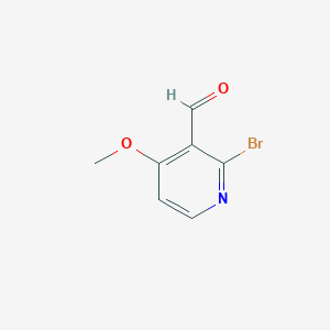 molecular formula C7H6BrNO2 B7967065 2-Bromo-4-methoxynicotinaldehyde 