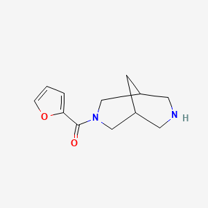 molecular formula C12H16N2O2 B7967080 3,7-Diazabicyclo[3.3.1]nonan-3-yl(furan-2-yl)methanone 