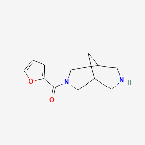 molecular formula C12H16N2O2 B7967080 3,7-二氮杂双环[3.3.1]壬烷-3-基(呋喃-2-基)甲酮 