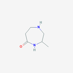 molecular formula C6H12N2O B7967098 3-Methyl-[1,4]diazepan-5-one 