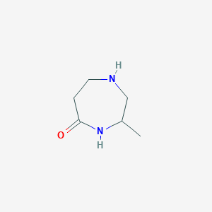 molecular formula C6H12N2O B7967098 3-Methyl-1,4-diazepan-5-one 