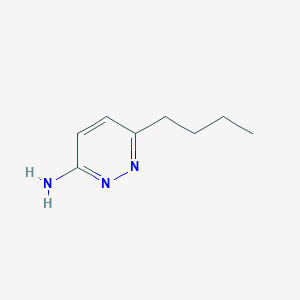 molecular formula C8H13N3 B7967102 6-Butylpyridazin-3-amine 