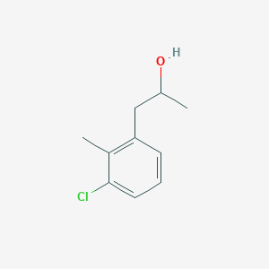 molecular formula C10H13ClO B7967130 1-(3-Chloro-2-methylphenyl)propan-2-ol 