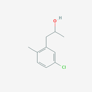 molecular formula C10H13ClO B7967132 1-(3-Chloro-6-methylphenyl)-2-propanol 
