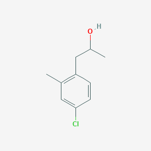 molecular formula C10H13ClO B7967140 1-(4-Chloro-2-methylphenyl)-2-propanol 