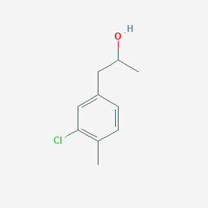 molecular formula C10H13ClO B7967146 1-(3-Chloro-4-methylphenyl)propan-2-ol 