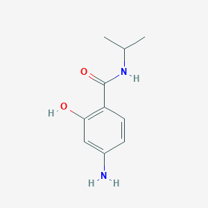 molecular formula C10H14N2O2 B7967157 4-Amino-2-hydroxy-N-isopropylbenzamide 