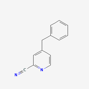 molecular formula C13H10N2 B7967161 4-Benzyl-2-cyanopyridine 