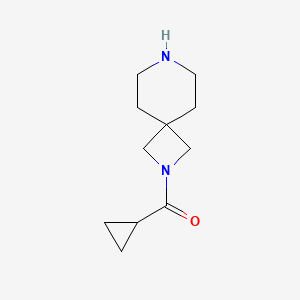 molecular formula C11H18N2O B7967162 Cyclopropyl(2,7-diazaspiro[3.5]nonan-2-yl)methanone 