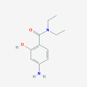 molecular formula C11H16N2O2 B7967203 4-amino-N,N-diethyl-2-hydroxybenzamide 