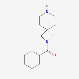 molecular formula C14H24N2O B7967286 2-Cyclohexanecarbonyl-2,7-diazaspiro[3.5]nonane 