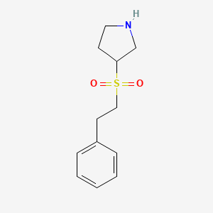 3-(Phenethylsulfonyl)pyrrolidine