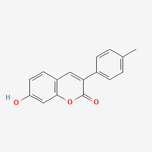 molecular formula C16H12O3 B7967327 7-Hydroxy-3-(4-methylphenyl)chromen-2-one 
