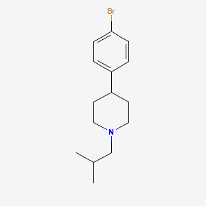 4-(4-Bromophenyl)-1-isobutylpiperidine