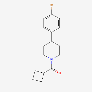molecular formula C16H20BrNO B7967384 (4-(4-Bromophenyl)piperidin-1-yl)(cyclobutyl)methanone 
