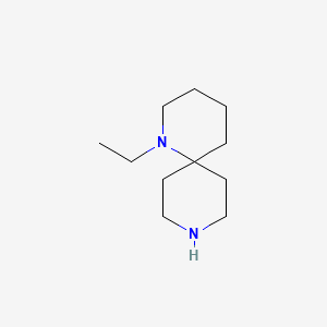 molecular formula C11H22N2 B7967552 1-Ethyl-1,9-diazaspiro[5.5]undecane 