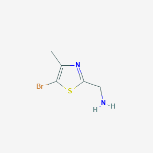 molecular formula C5H7BrN2S B7967562 (5-Bromo-4-methylthiazol-2-yl)methanamine 