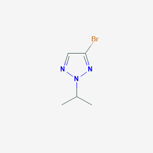 molecular formula C5H8BrN3 B7967634 4-Bromo-2-(propan-2-yl)-2H-1,2,3-triazole 
