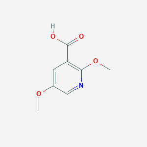 molecular formula C8H9NO4 B7967645 2,5-Dimethoxynicotinic acid 
