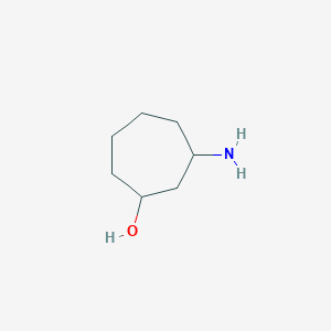 molecular formula C7H15NO B7967669 3-Hydroxycycloheptyl-amine 