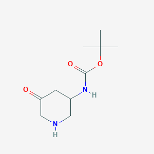 molecular formula C10H18N2O3 B7967674 (5-Oxo-piperidin-3-yl)-carbamic acid tert-butyl ester 