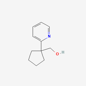 molecular formula C11H15NO B7967690 (1-吡啶-2-基-环戊基)-甲醇 